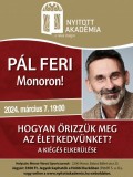 2024. március 7. (Csütörtök) - Pál Ferenc (Feri Atya) előadása 19:00-tól!